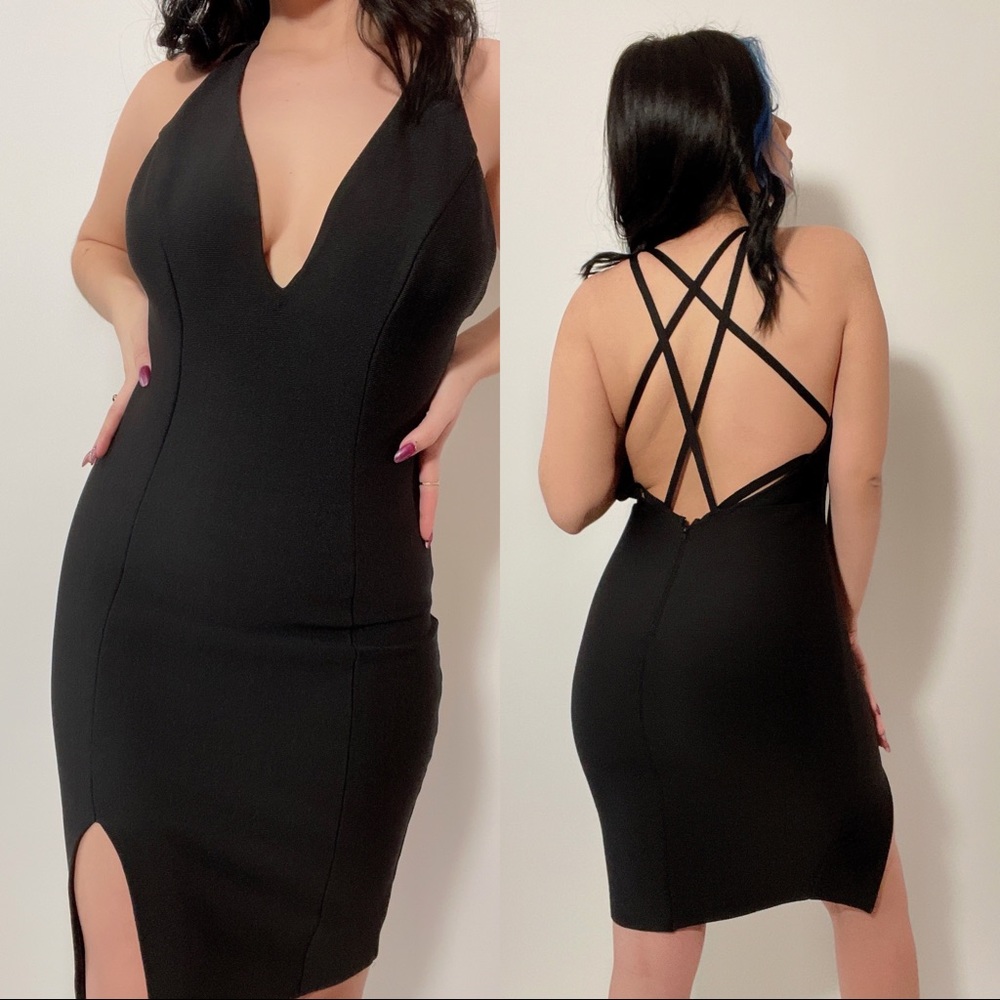 Cross Back Dress
